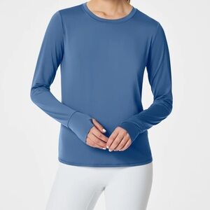 Spanx wrap back long sleeve tee